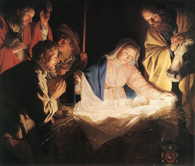 Adoration of the Shepherds  sf, HONTHORST, Gerrit van